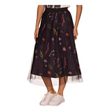 Saia Midi Rodada Moda
