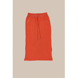 Saia Midi Tricot Feminina