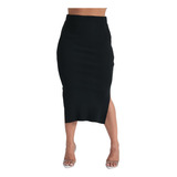 Saia Midi Tricot Modal
