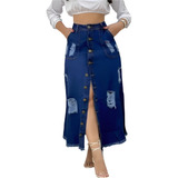 Saia Moda Evangelica Jeans