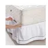 Saia P  Colchao Casal Padrao Cama Box Ponto Palito 100  Algd Cor Branco