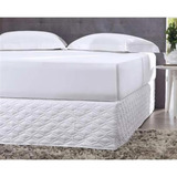 Saia Para Cama Box Casal Boulevard Easyfit Branca Altenburg Cor Branco