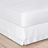 Saia Para Cama Box Casal Percale 200 Fios 01 Peça Branco