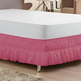 Saia Para Cama Box Casal Queen 2 Elásticos Promoção