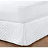 Saia Para Cama Box Solteiro Matelada Microfibra Cor Branco