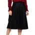 Saia Plissada Midi Feminina Com Forro Lisa Moda Evangelica