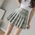 Saia Plissada Xadrez De Pregas Egirl Coreana Colegial