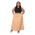 Saia Plus Size De Alfaiataria Com Cinto Charlene Maravilhosa