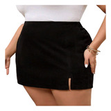 Saia Plus Size Fenda