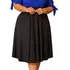 Saia Plus Size Godê Midi Rodada Tamanhos Grandes M Ao G6