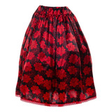 Saia Pomba Gira Floral Saia Estampada Saia Umbanda Candomblé
