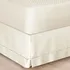 Saia Pra Cama Queen Casal Luxuosa 100% Algodao Ponto Palito Cor Bege