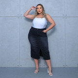 Saia Preta Plus Size