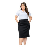 Saia Secretaria Plus Size