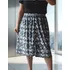 Saia Senhora Midi Moda Evangélica Malha Fria Liganete