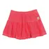 Saia Short Infanto Juvenil Jeans Fake Vermelha