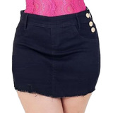 Saia shorts Jeans Feminino