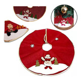 Saia Tapete Árvore De Natal Boneco De Neve 60 Cm