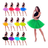 Saia Tule Adulto Colorida