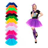 Saia Tule Adulto Diversas Cores Festa Carnaval 35 Cm Tutu