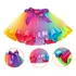 Saia Tule Carnaval Colorida Fantasia Adulto Bloquinho