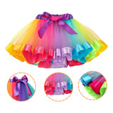 Saia Tule Carnaval Colorida