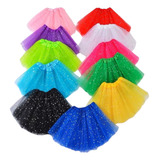 Saia Tule Com Glitter