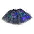 Saia Tule De Led Feminina Brilho Estrelas Festa Carnaval