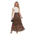 Saia Tule Forrada Onça Tendência Moda Animal Moda Feminina 
