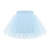 Saia Tule Infantil Menina Curta Tutu