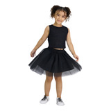 Saia Tule Infantil Menina