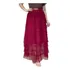 Saia Tule Moda Evangélica Tendencia Camada Longa Evasê Forro