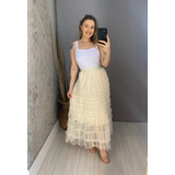 Saia Tule Moda Evangelica