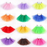 Saia Tule Tutu Glitter Unicórnio P carnaval Festa Bailarina