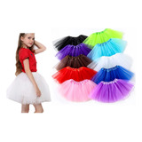 Saia Tule Tutu Lisa Infantil Festa Carnaval Halloween 30cm