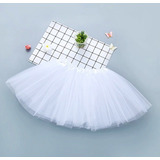 Saia Tule Tutu Unicórnio Crianças 30 Cm Carnaval Bailarina