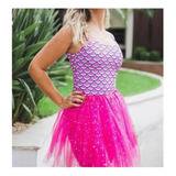 Saia Tule Tutu Unicórnio Glitter Bailarina Carnaval Fantasia