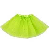 Saia Tutu Com Lantejoulas E Estrelas Para Meninas Pequenas Bailarina Bailarina Para 0 6 Anos Brilhante Saia Tutu Tule Elástico 3 Camadas Z B M