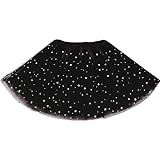 Saia Tutu Com Lantejoulas E Estrelas Para Meninas Pequenas Bailarina Bailarina Para 0 6 Anos Brilhante Saia Tutu Tule Elástico 3 Camadas Z D M