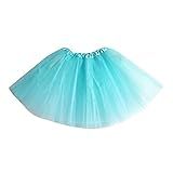Saia Tutu Macia E Fofa Para Meninas Para Festa De Carnaval Para Meninas Azul Claro 5 10 Years