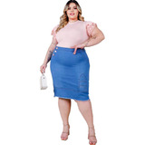 Saias Jeans Evangelicas Moda