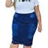 Saias Jeans Evangelicas Moda Femininas Plus Size Elastano