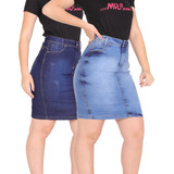 Saias Jeans Midi Feminino