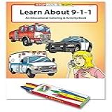 Saiba Mais Sobre 911 - Livro Educativo Para Colorir E Atividades E Conjunto De Giz De Cera Em Massa (pacote Com 25)