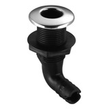 Saída D água Costado Abs Preta 90  3 4 Capa Inox