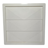 Saida De Ar Grade Grelha Auto Fechante 150mm Branca