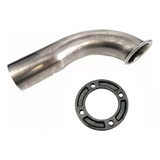 Saida De Escape 90 Turbina T3   Flange Redonda Pequena 2 5