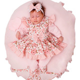 Saída De Maternidade Bebê Menina Valentina Floral Rosê