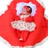 Saída De Maternidade Conjunto Bebê Menina Linda Floral