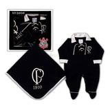Saída De Maternidade Corinthians Retrô Preto Oficial